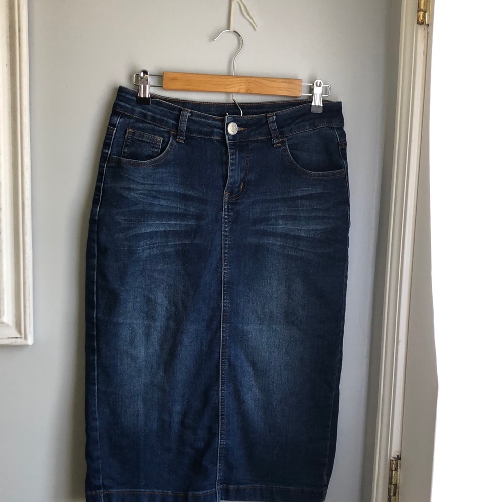 Be Girl denim pencil skirt